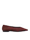 Damen Ballerinas Burgundische