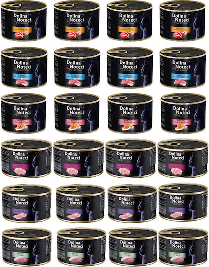 Dolina Noteci Premium Nasses Katzenfutter für Katzen 24x185gr