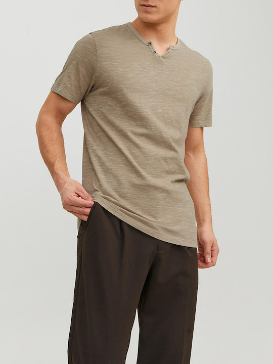 Jack & Jones Herrenblusen Kurzarm T-Shirt Sandy...
