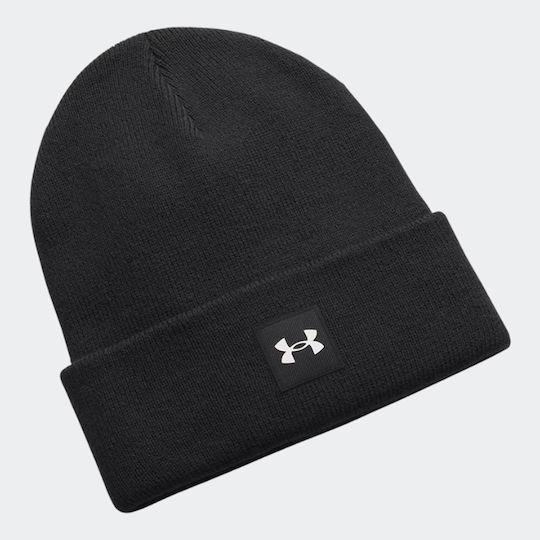 Ua Halftime Beanie Unisex Σκούφος Πλεκτός σε Μαύρο χρώμα