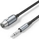 Vention Audio 6.3mm To Xlr M-f Cable Braided-metal 2.0m Bkghi