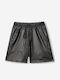 Kids Fabric Shorts Bermuda Black