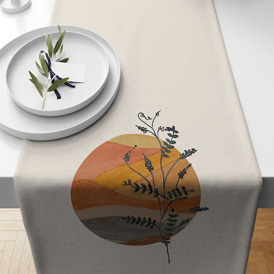 Aberto Design Läufer Mehrfarbig Beige 40x135cm