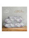 Isadore Lorraine Neue Special Edition Bettlaken Set mit 2 Kissenbezügen Übergröße 220x260cm Blätter-Orchidee-Lilaf 201 3 Stück