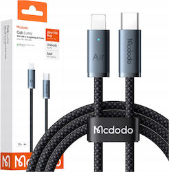 Mcdodo Usb-c Lightning Cable Fast Charging Usb Type C 36w 1m Led Black Mcdodo Usb-c Lightning Cable Fast Charging Usb Type C 36w 1m Led Black