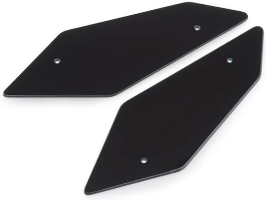 Side Spoilers Black Downforce Naked Side Spoilers Kawasaki Z650 '20-'24 20328n Puig