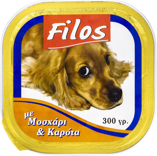 Filos Течна Храна За Кучета с Телешко и Морков 300гр