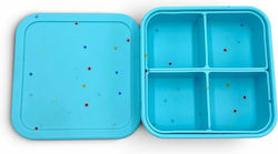 Dodo's Land Kids' Food Container Made of Blue Silicone Dodo's Land Kids' Food Container Made of Blue Silicone
