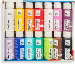 Mont Marte Crafters Colour Acrylic Paint Set 14x60ml