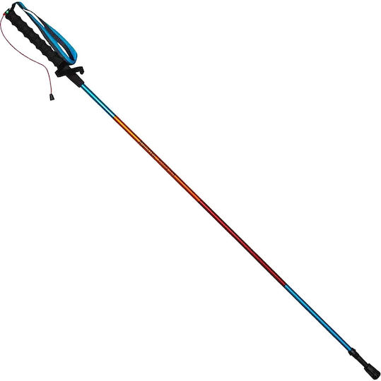 AlpinPro Σπαστό Μπατόν Ορειβασίας Αλουμινίου 1τμχ Μπλε