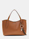 Melody Melody Set Damenhandtasche / Schultertasche Caramel