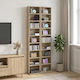 vidaXL CD-Schrank 2 Stück Sonoma Eiche 33x23,5x...