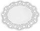 Papstar White Lace Place Mats 20cm 100 pcs
