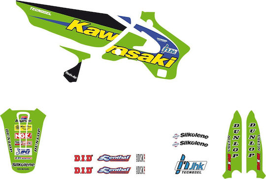 Team Kawa 98 Motorrad-Aufkleber Set Tecnosel