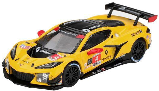 Model Mașină Chevrolet Corvette Z06 Gt3.r #4 Corvette Racing 2025 1:64 Mini GT Mgt01197-l