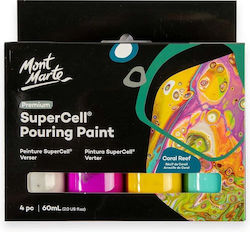 Mont Marte Σετ Coral Reef 60ml 4τμχ Mont Marte Σετ Coral Reef 60ml 4τμχ