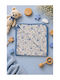 Esthisis Cotton Flannel Swaddle Blanket Light Blue 95x80cm