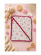 Esthisis Cotton Flannel Swaddle Blanket Fuchsia 95x80cm