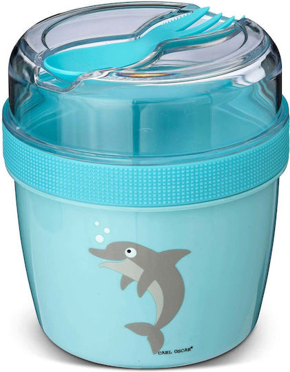 Carl Oscar Plastic Blue Feeding Set 2 pcs