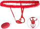You2Toys Strap-on Lay-on Vibe Δονητής με Απομακρυσμένο Έλεγχο Κόκκινος