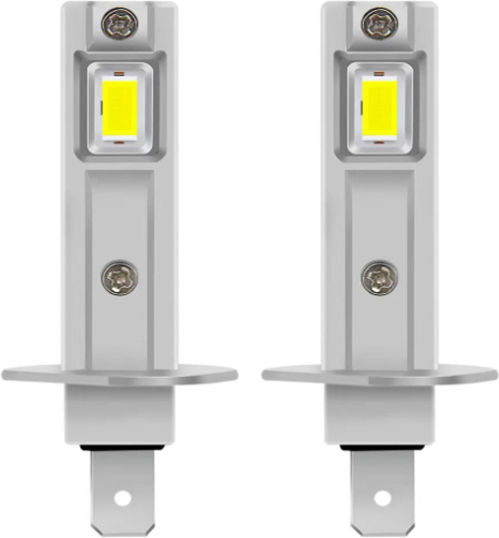 LED Крушки H1 Canbus – Мощен Комплект Автомобилни LED Светлини с Бял Светлинен Цвят 2 Canbus