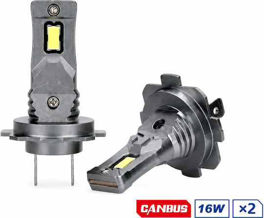LED Крушки X18 H7 Canbus Мощен Комплект Автомобилни LED Светлини Бял Светлинен Комплект 2
