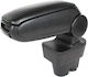 Auto-Armlehne Leder Peugeot 207 207 Sw 207 Cc 2006+ Schwarz