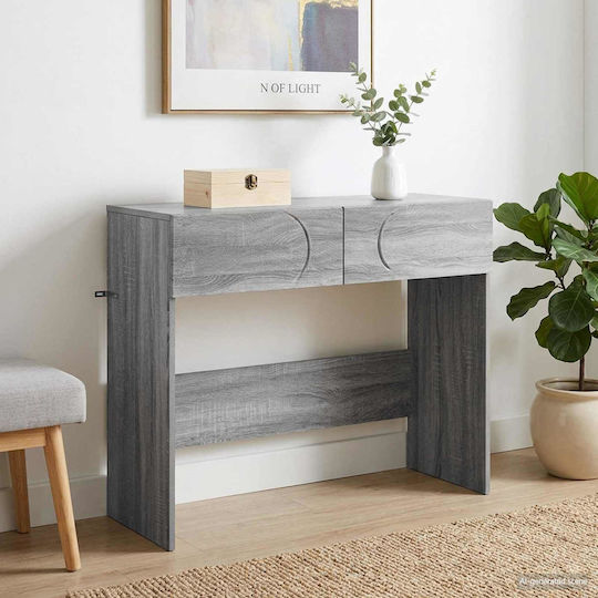 Wooden Grey Console L96.5xW38xH75cm