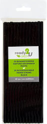 Ready 2u Biodegradable Paper Black Straws 25 Pieces 6-73146 Ready 2u Biodegradable Paper Black Straws 25 Pieces 6-73146
