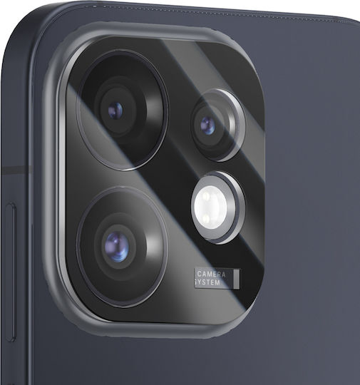Avizar Camera Lens Protector Oppo Reno 16 One-piece Design Transparent Black
