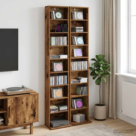 Bibliotheken Gebrauchtes Holz 2Stücke 33x23.5x175cm