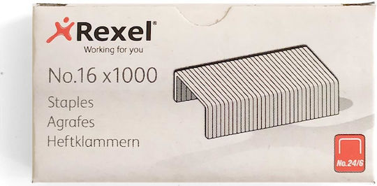 Rexel Articole De Birotică Pentru Mașină De Capsat No24/6 1000 Bucăți 6-72452