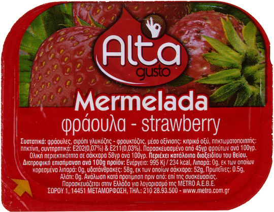 Alta Gusto Strawberry Jam 120x20gr 6-71347