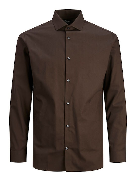 Jack & Jones Μακρυμάνικo Πουκάμισο Chocolate Torte