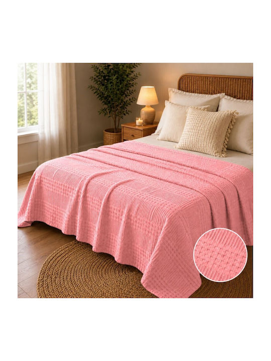Pucioasa Double Blanket 240x260cm Pink