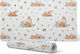 Ποντίκι Πληκτρολόγιο Gaming Μοτίβο Forest Animals 90x45 Εκ