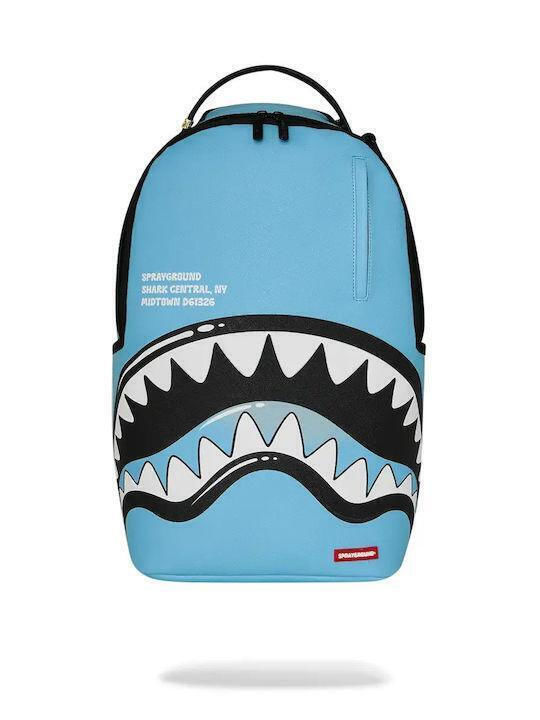 Sprayground Ghiozdan De Spate Pentru Școala Gimnazială - Liceu Shark Central Bubbly Blue 29 x 15 x 46cm