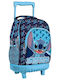 Disney Stitch School Trolley Bag Blue 33 x 22 x 44cm