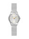 Pierre Lannier Damenuhr Batterie mit Silber Metall-Armband