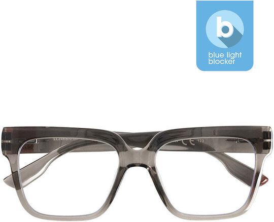Looplabb Max Crystal Schwarz Schutzbrille für Bildschirme Grad 1.5