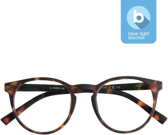 Looplabb Papillon Schildpatt Blaulichtblockierende Brillen Stufe 2