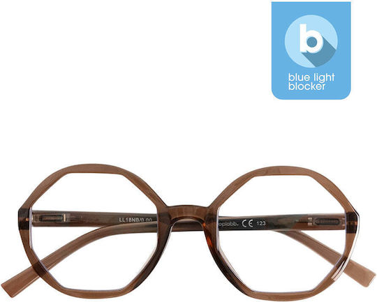 Looplabb Lolita Blaulichtblockierende Brillen Farbe Hazel Stufe 3