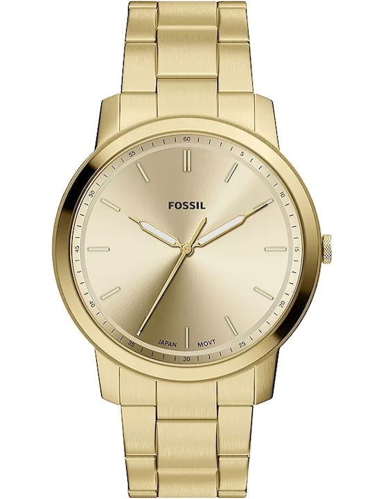 Fossil Minimalist Ανδρικό Ρολόι 44mm Μπαταρίας ...