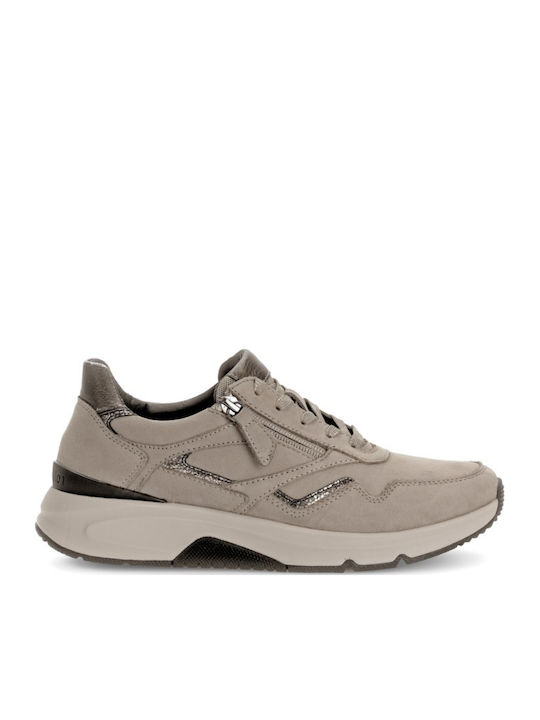 Gabor Γυναικεία Ανατομικά Sneakers Μπεζ