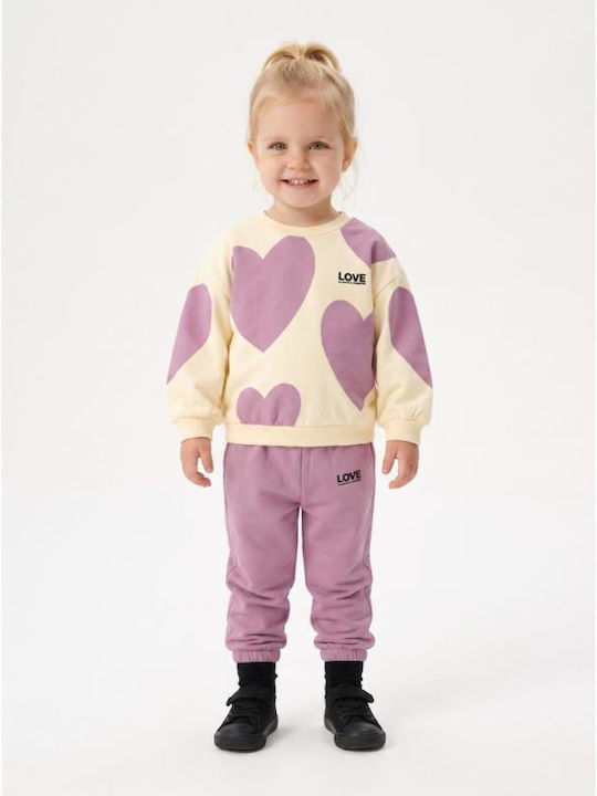 Trax Kids Sweatpants Set Lilac