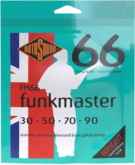 Rotosound Набор басови струни 30 - 90"