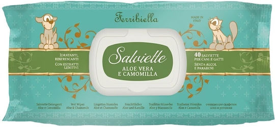 Cleaning Wipes 40 pcs Ferribiella Aloe Vera Chamomile