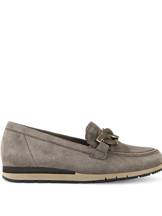 Gabor Loafers Dama Din Piele În Culoare Maro
