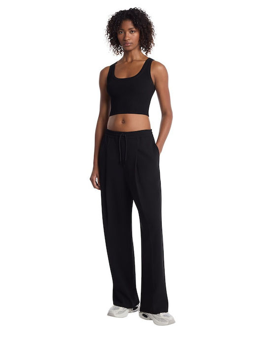 Women's Fabric Trousers Black