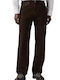 568 Herren Jeanshose Loose Gerade Passform Braune